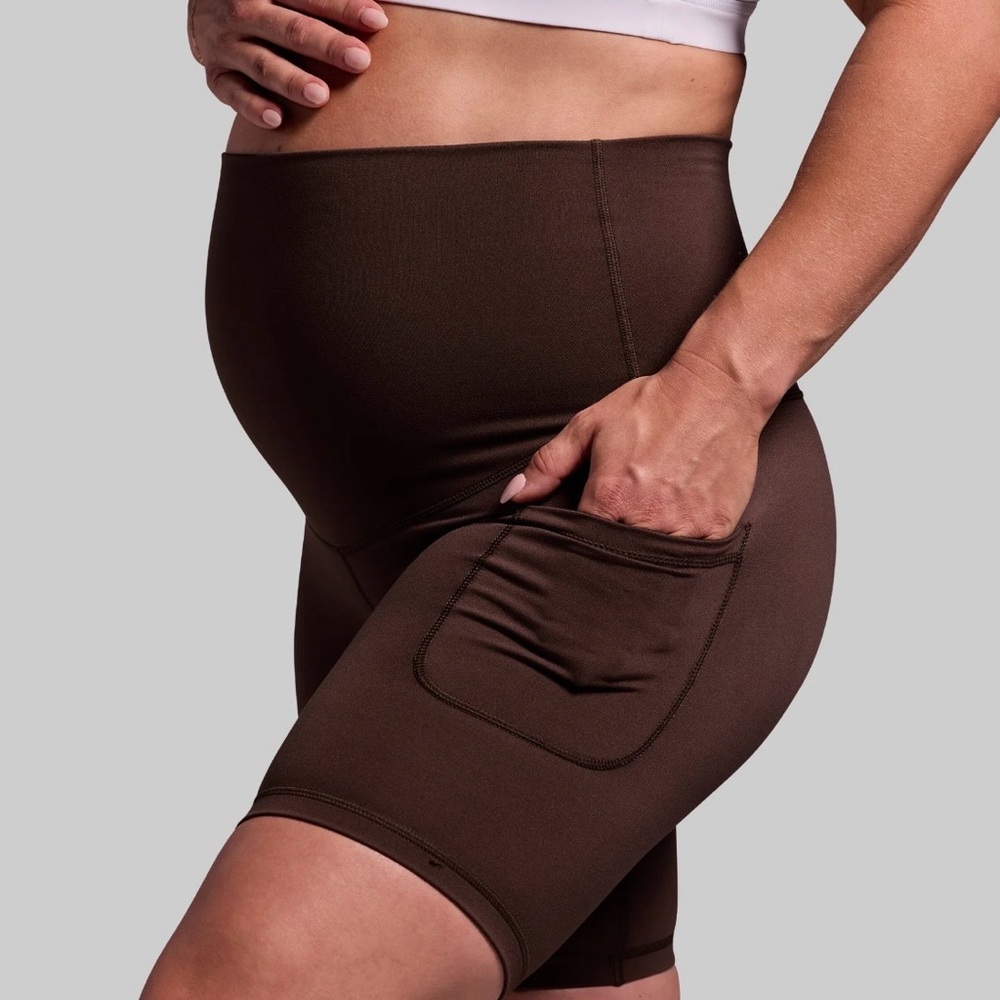 Born Primitive Dark Brown Bike Shorts